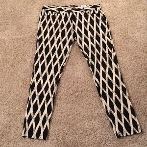Black and white print Jean  legging